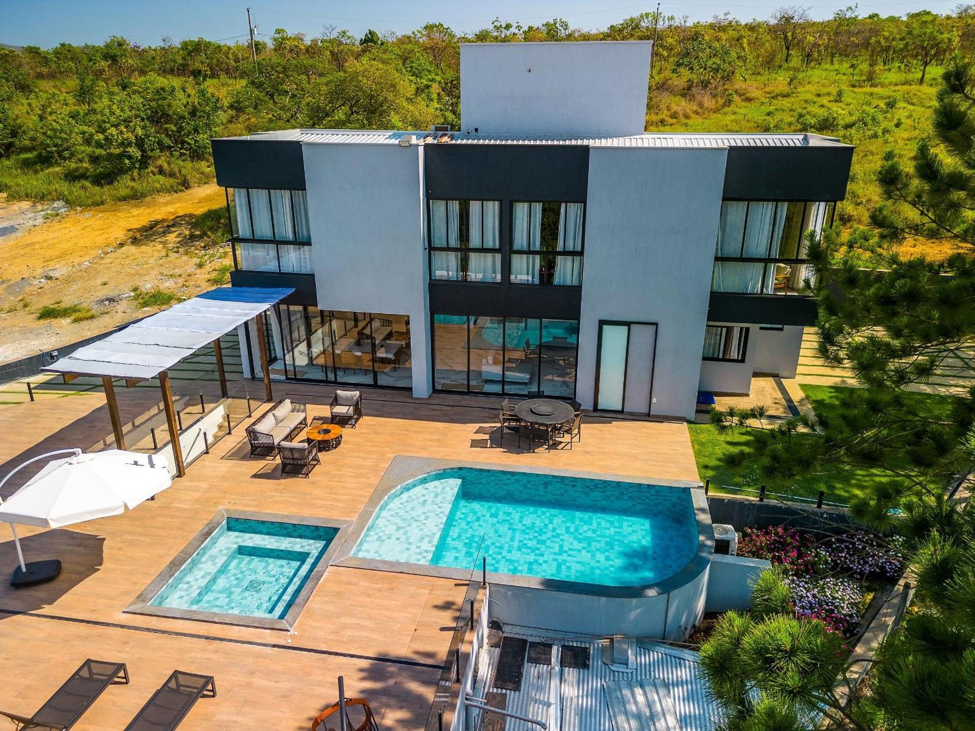 Pousada Com Piscina, Jacuzzi E Com Vista Em Capitolio - Casa Decore ภายนอก รูปภาพ