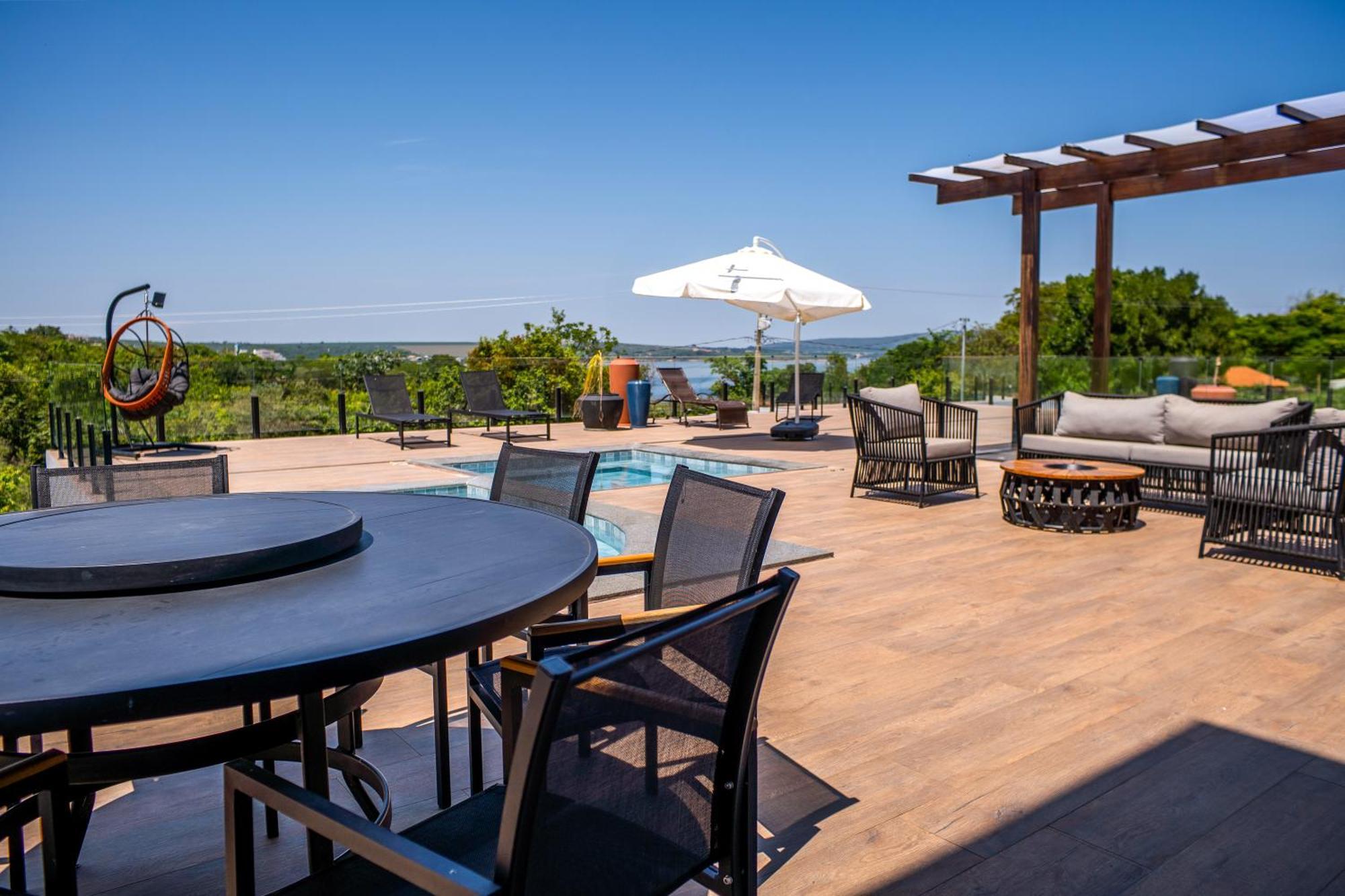Pousada Com Piscina, Jacuzzi E Com Vista Em Capitolio - Casa Decore ภายนอก รูปภาพ